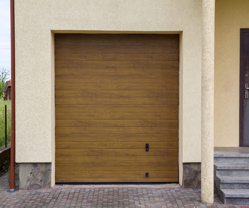 Puertas de garaje imitación madera en Xátiva - Játiva